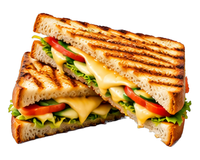 Grilled paneer sandwich